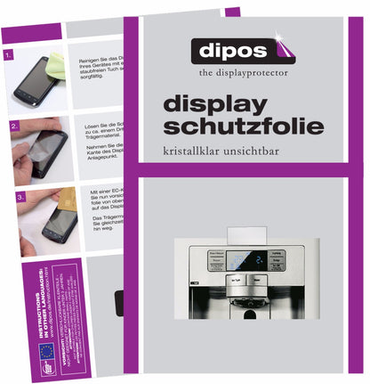 2x Schutzfolie klar für Samsung RS6A782GDSR/EG Display-Schutzfolie