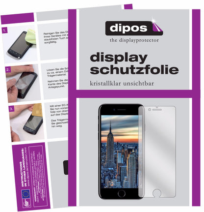 6x Schutzfolie klar für Apple iPhone 8 Plus Display-Schutzfolie
