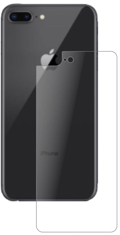 2x 9H Schutzfolie matt für Apple iPhone 8 Plus Rückseite Panzerfolie