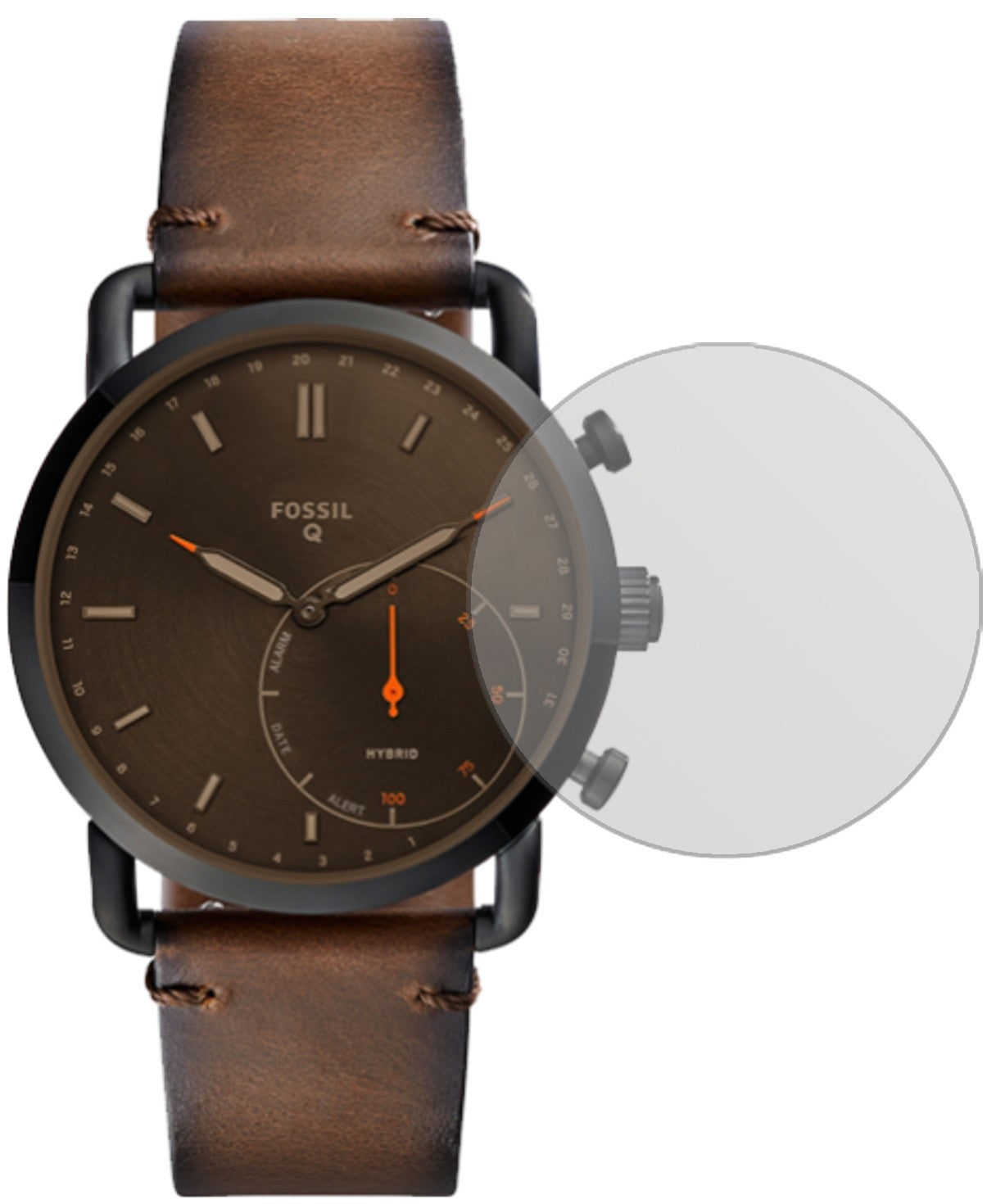 6x Schutzfolie matt für Fossil Q Commuter Display-Schutzfolie