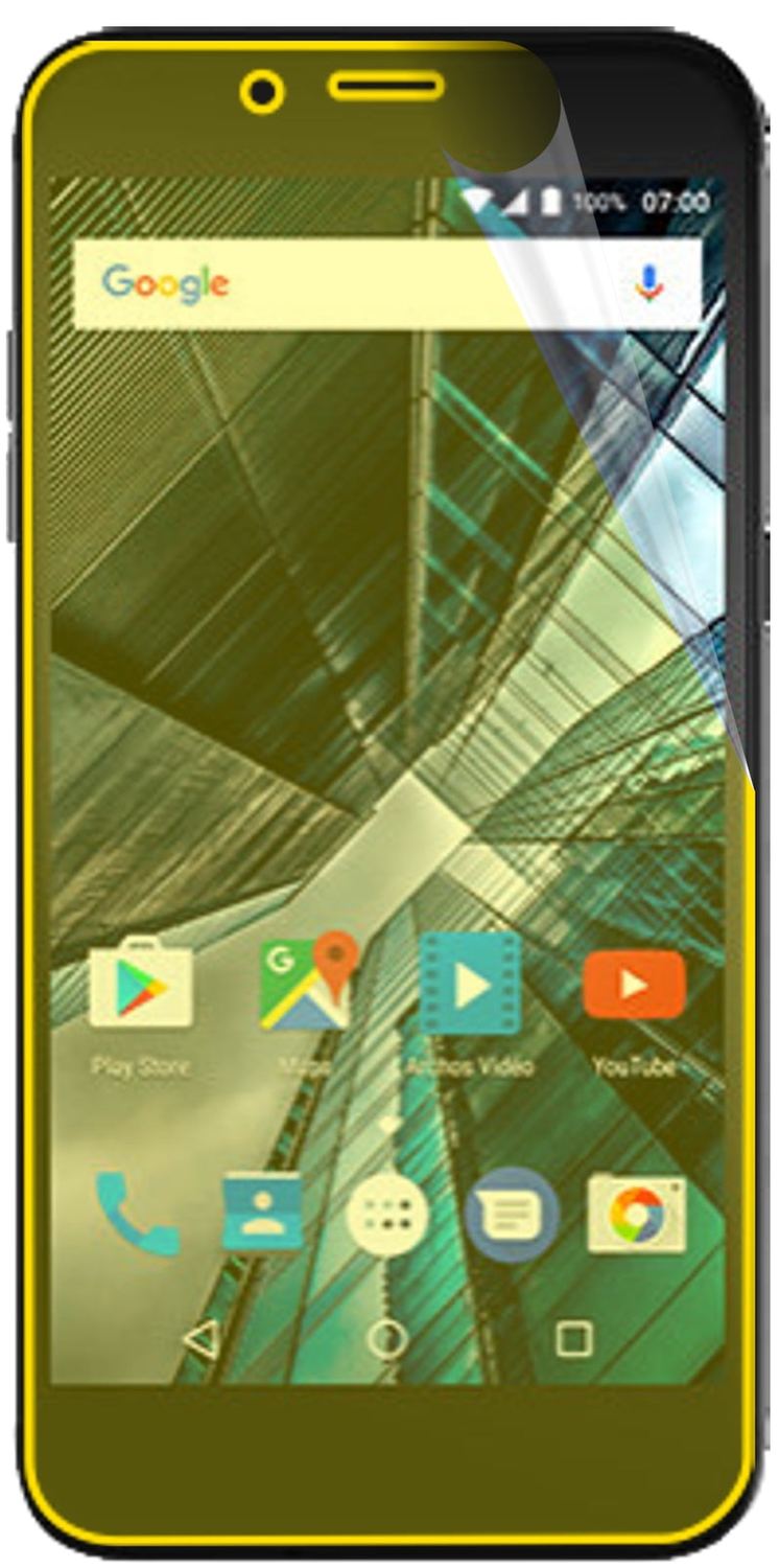 3x 3D Full Cover Schutzfolie für Archos Sense 50 DC