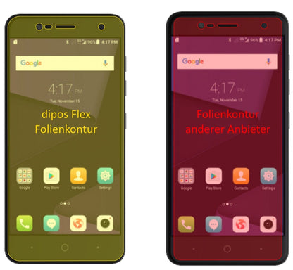 3x 3D Full Cover Schutzfolie für ZTE Blade V8 Mini