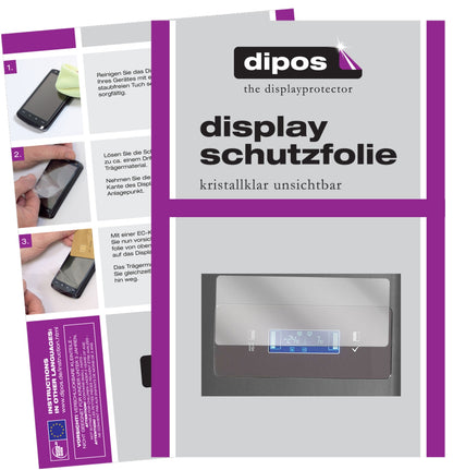 2x Schutzfolie klar für Gorenje NRS85728BK Display-Schutzfolie