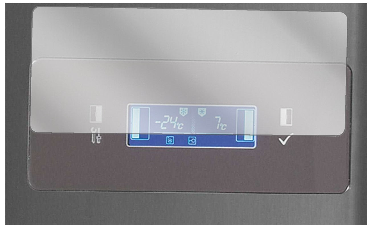 2x Schutzfolie klar für Gorenje NRS85728BK Display-Schutzfolie