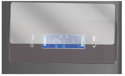 2x Schutzfolie klar für Gorenje NRS85728BK Display-Schutzfolie