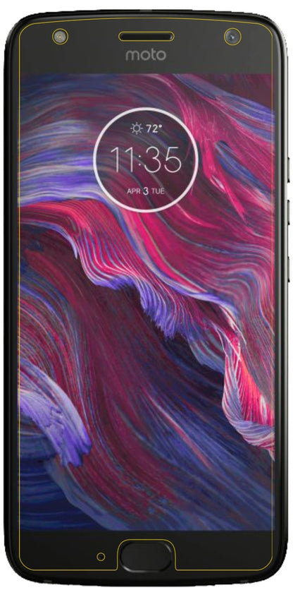 Privatsphäre-Schutz durch Sichtschutz-Folie passend zugeschnitten für Lenovo Motorola Moto X4