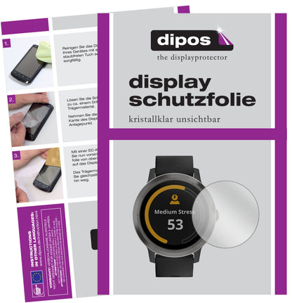 6x Schutzfolie klar für Garmin vivoactive 3 Display-Schutzfolie