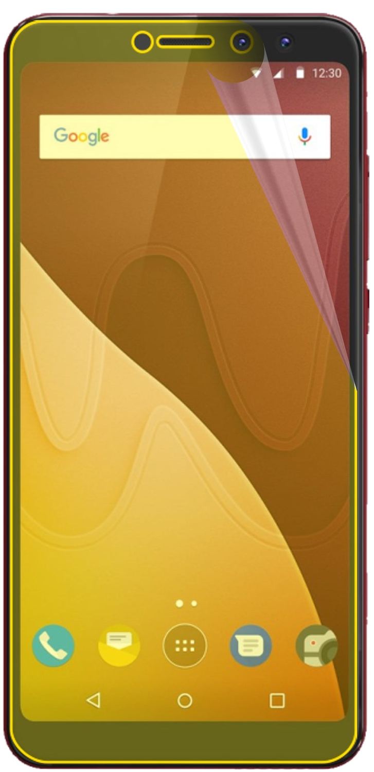 3x 3D Full Cover Schutzfolie für Wiko View Prime