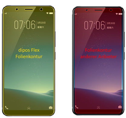3x 3D Full Cover Schutzfolie für Vivo X20
