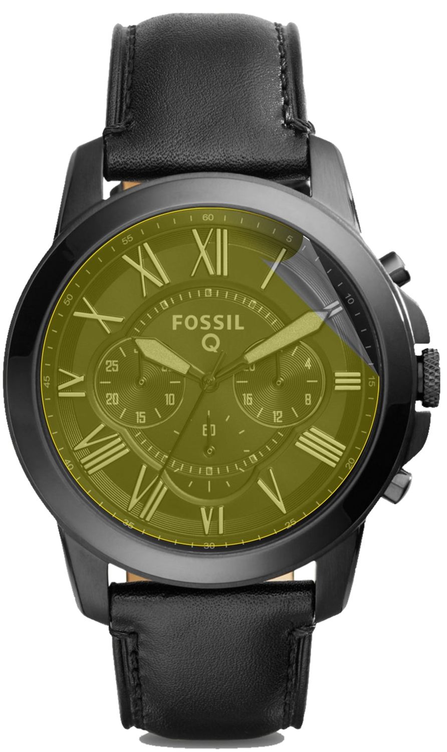 3x 3D Full Cover Schutzfolie für Fossil Q Grant