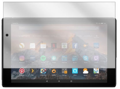 2x Schutzfolie klar für Amazon Fire HD 10 2017 Modell Display-Schutzfolie