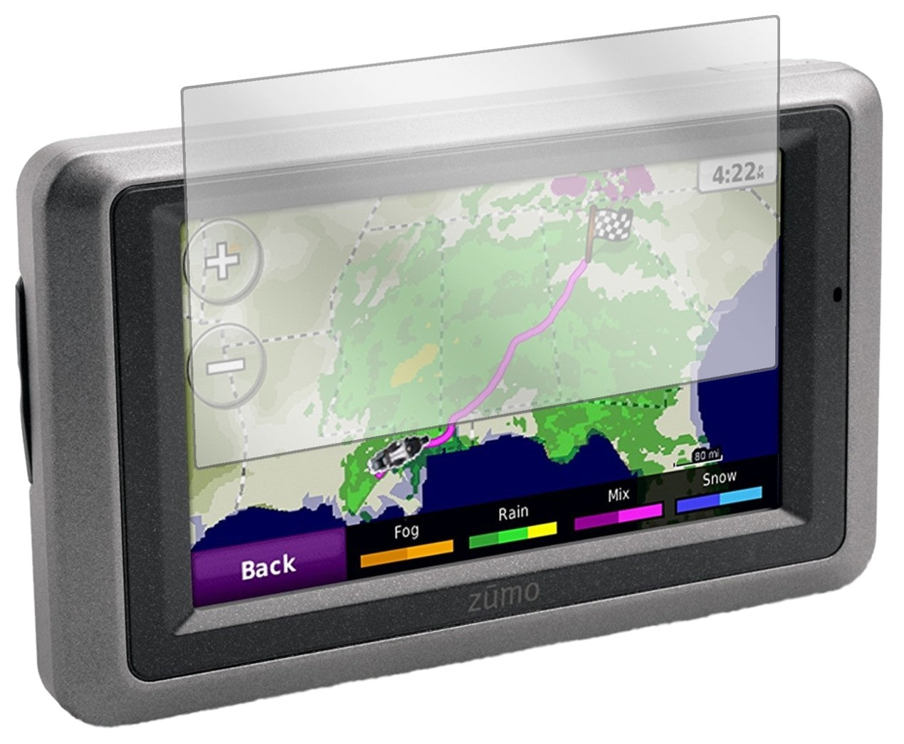 3x Schutzfolie klar für Garmin zumo 660 LM Display-Schutzfolie