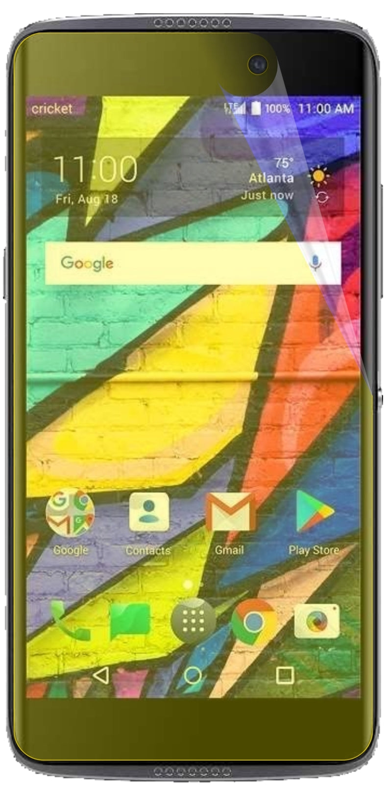 3x 3D Full Cover Schutzfolie für Alcatel Idol 5 Cricket
