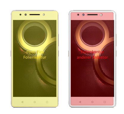 3x 3D Full Cover Schutzfolie für Lenovo K8 Note