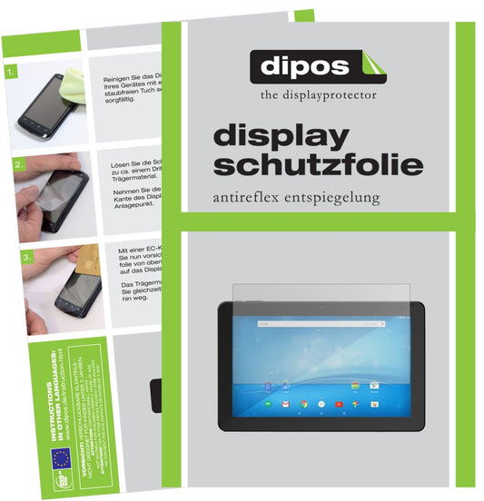 2x Schutzfolie matt für Format 20.1 Zoll 409 x 307 mm Display-Schutzfolie