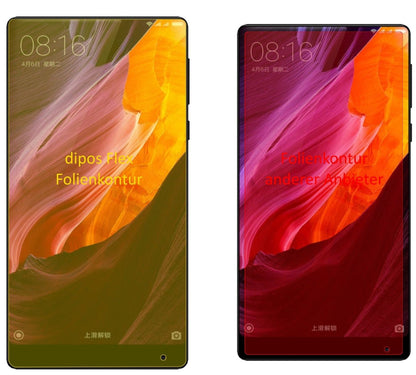 3x 3D Full Cover Schutzfolie für Xiaomi Mi MIX 2