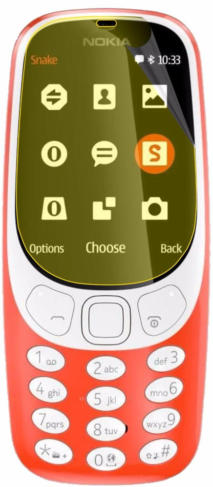 3x 3D Full Cover Schutzfolie für Nokia 3310
