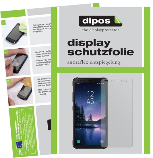 6x Schutzfolie matt für Samsung Galaxy S8 ACTIVE Display-Schutzfolie