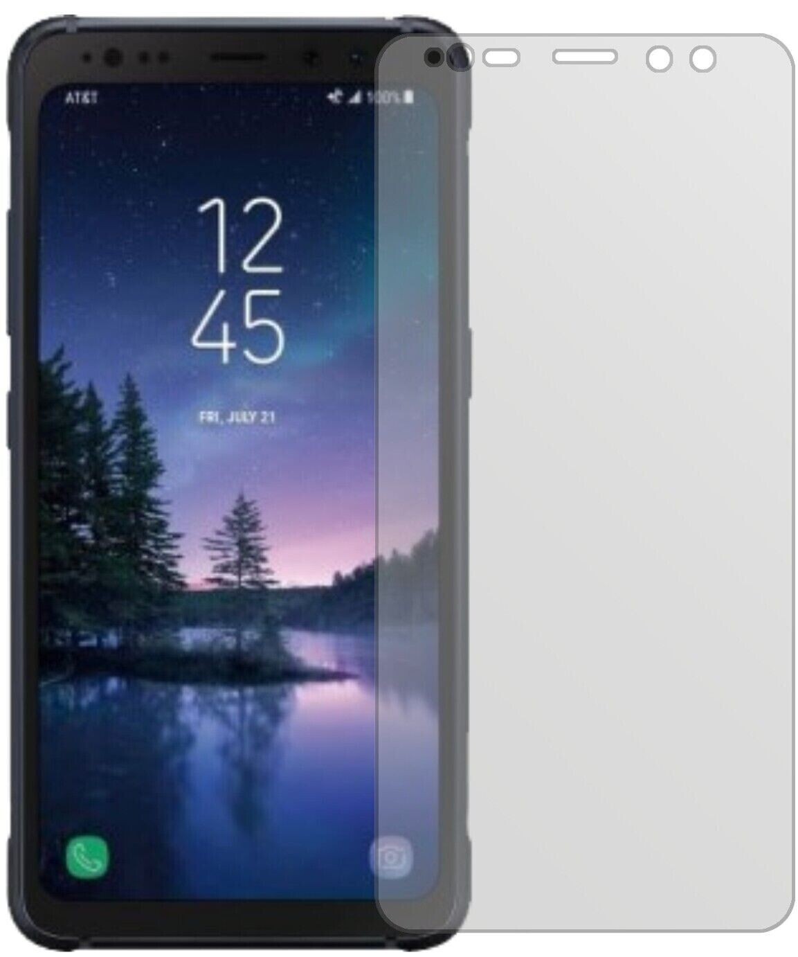 dipos Displayschutz für Samsung Galaxy S8 ACTIVE, mattierte Oberfläche, geringe Dicke und perfekte Passform