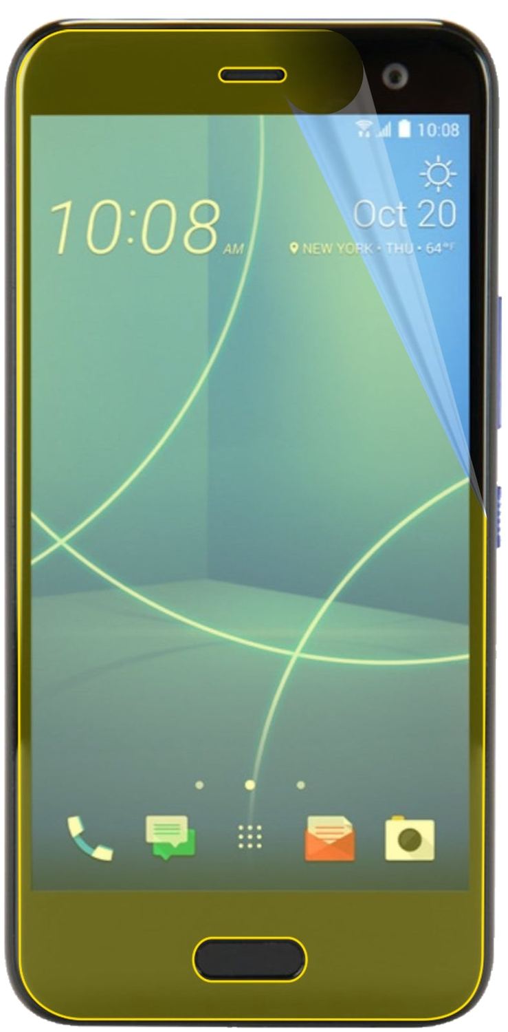 3x 3D Full Cover Schutzfolie für HTC U11 Life