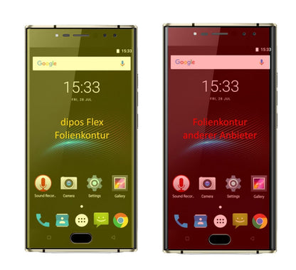 3x 3D Full Cover Schutzfolie für Oukitel K3