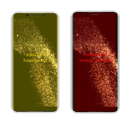 3x 3D Full Cover Schutzfolie für HOMTOM S8
