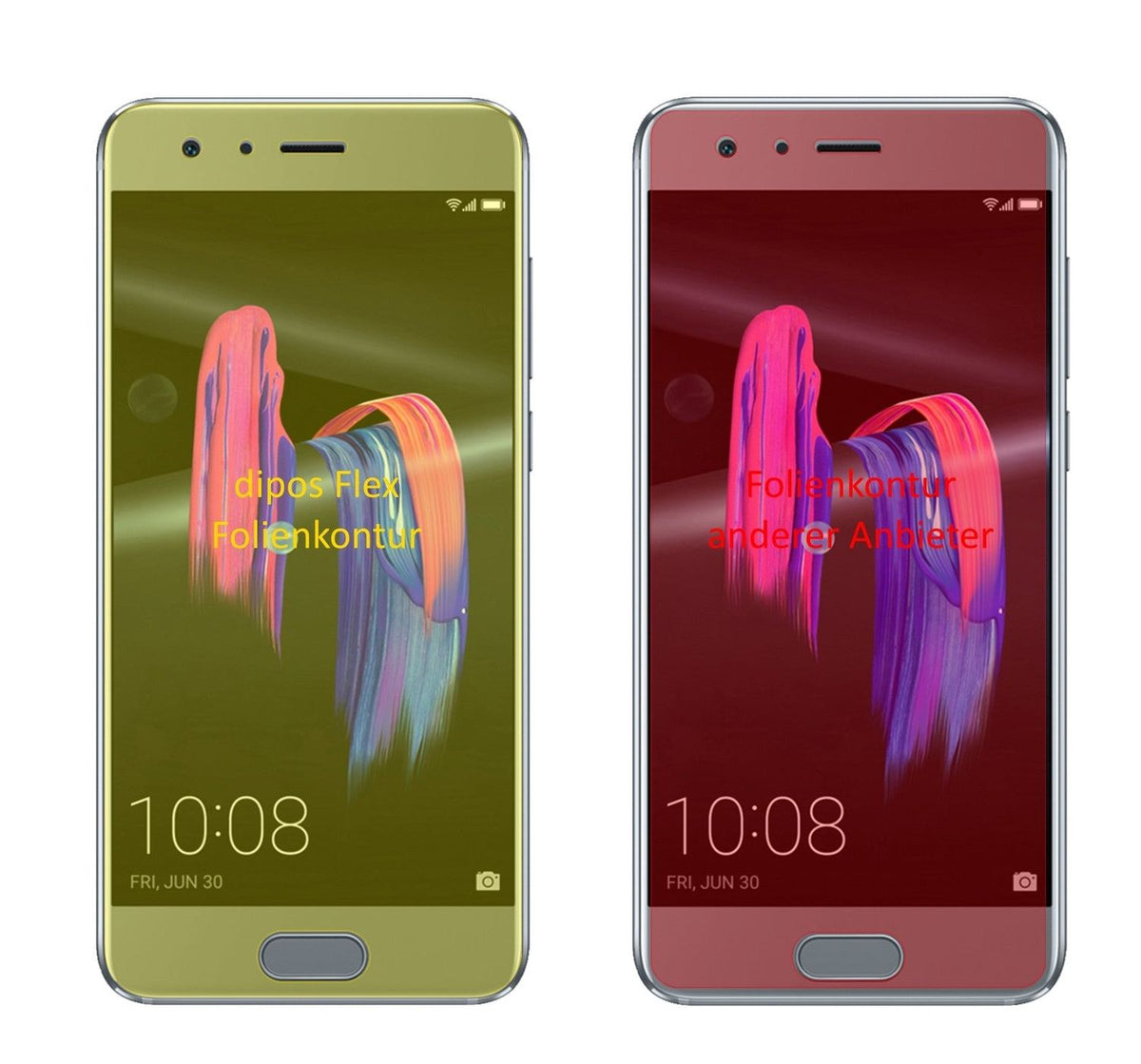 3x 3D Full Cover Schutzfolie für Huawei Honor 9