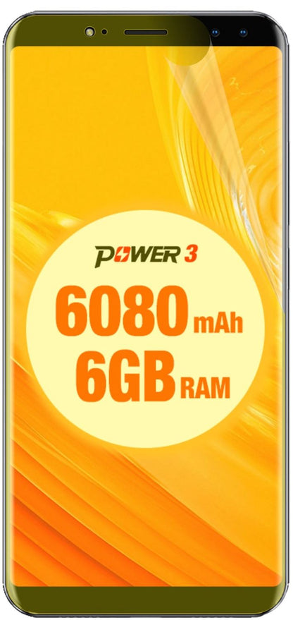 3x 3D Full Cover Schutzfolie für Ulefone Power 3
