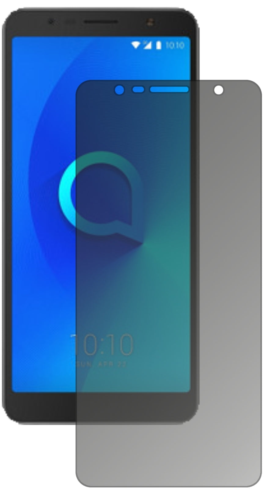 Blickschutzfolie für Alcatel 3C matt Schutzfolie Privacy