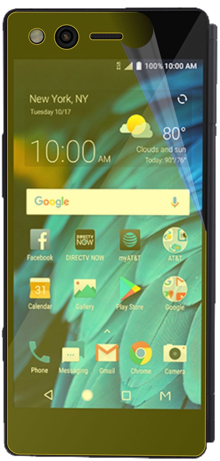 3x 3D Full Cover Schutzfolie für ZTE Axon M