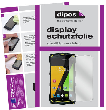 2x Schutzfolie klar für Jesy J9S Display-Schutzfolie