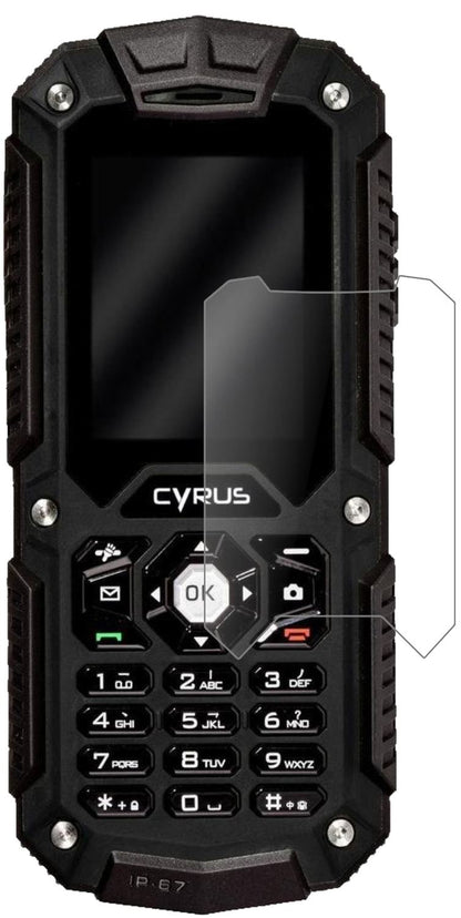 2x 9H Schutzfolie matt für Cyrus CM6 Panzerfolie