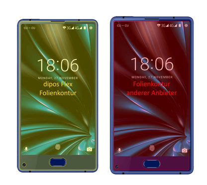 3x 3D Full Cover Schutzfolie für Doogee MIX Lite