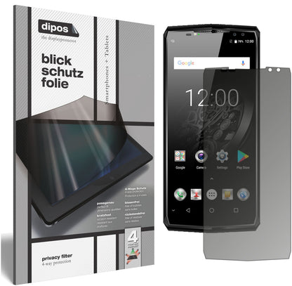 Blickschutzfolie für Oukitel K10 matt Schutzfolie Privacy