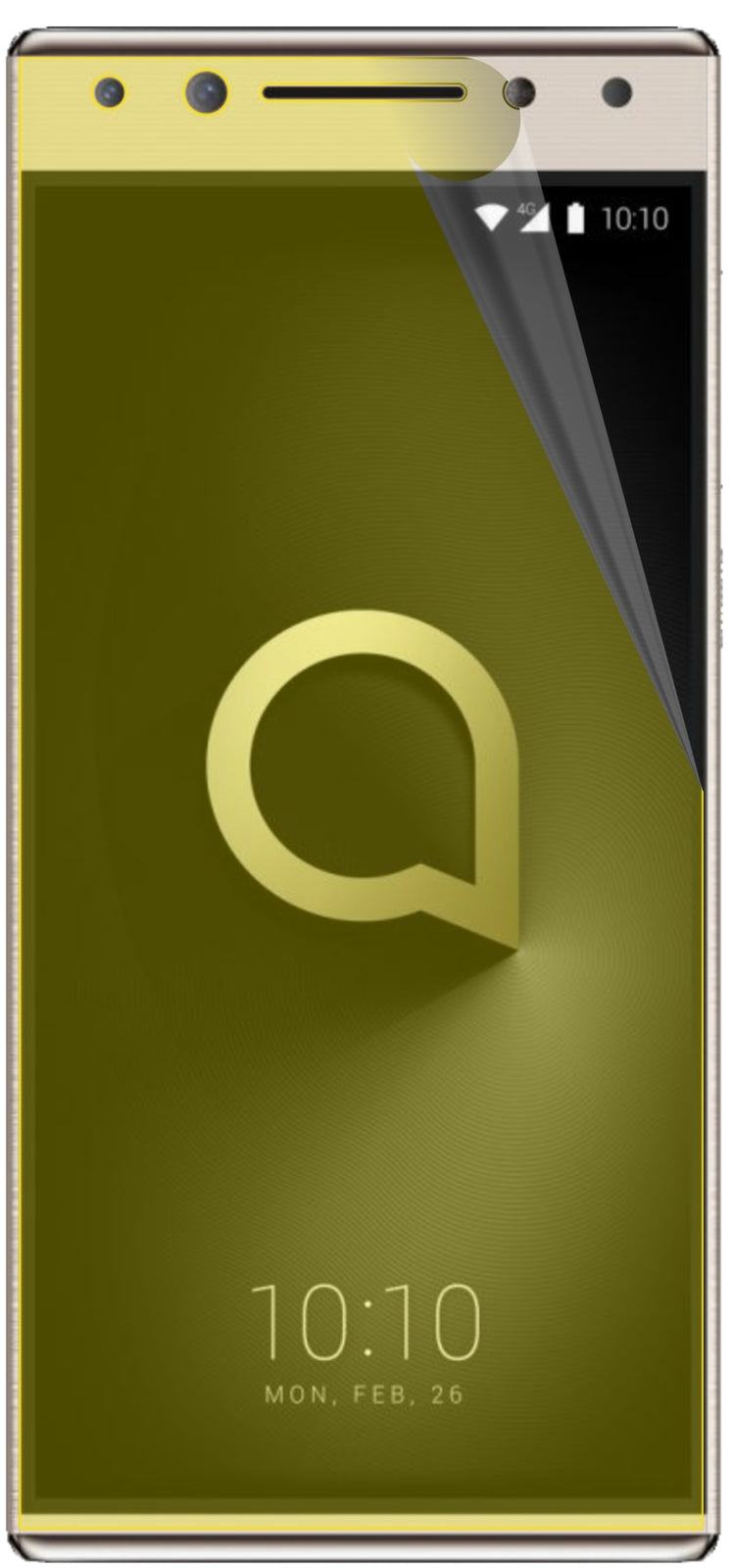 3x 3D Full Cover Schutzfolie für Alcatel 5