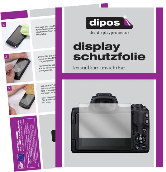 6x Schutzfolie klar für Canon EOS M50 Display-Schutzfolie