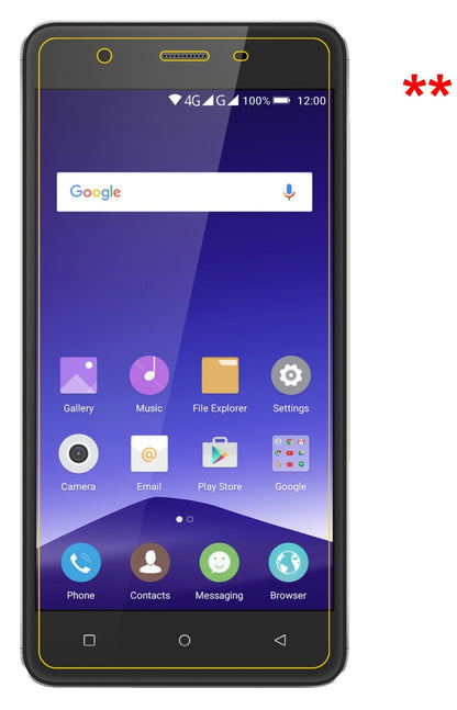 Dünne und klare Folie passend zugeschnitten für Mobistel Cynus F10