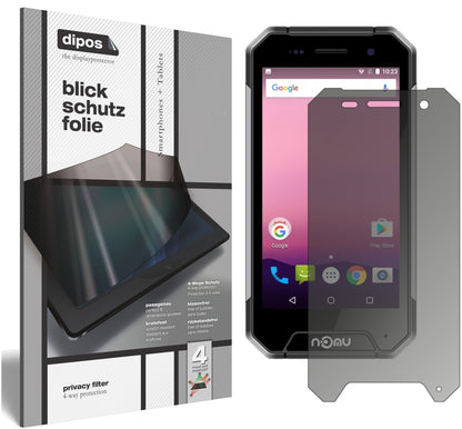 Blickschutzfolie für Nomu S30 Mini matt Schutzfolie Privacy