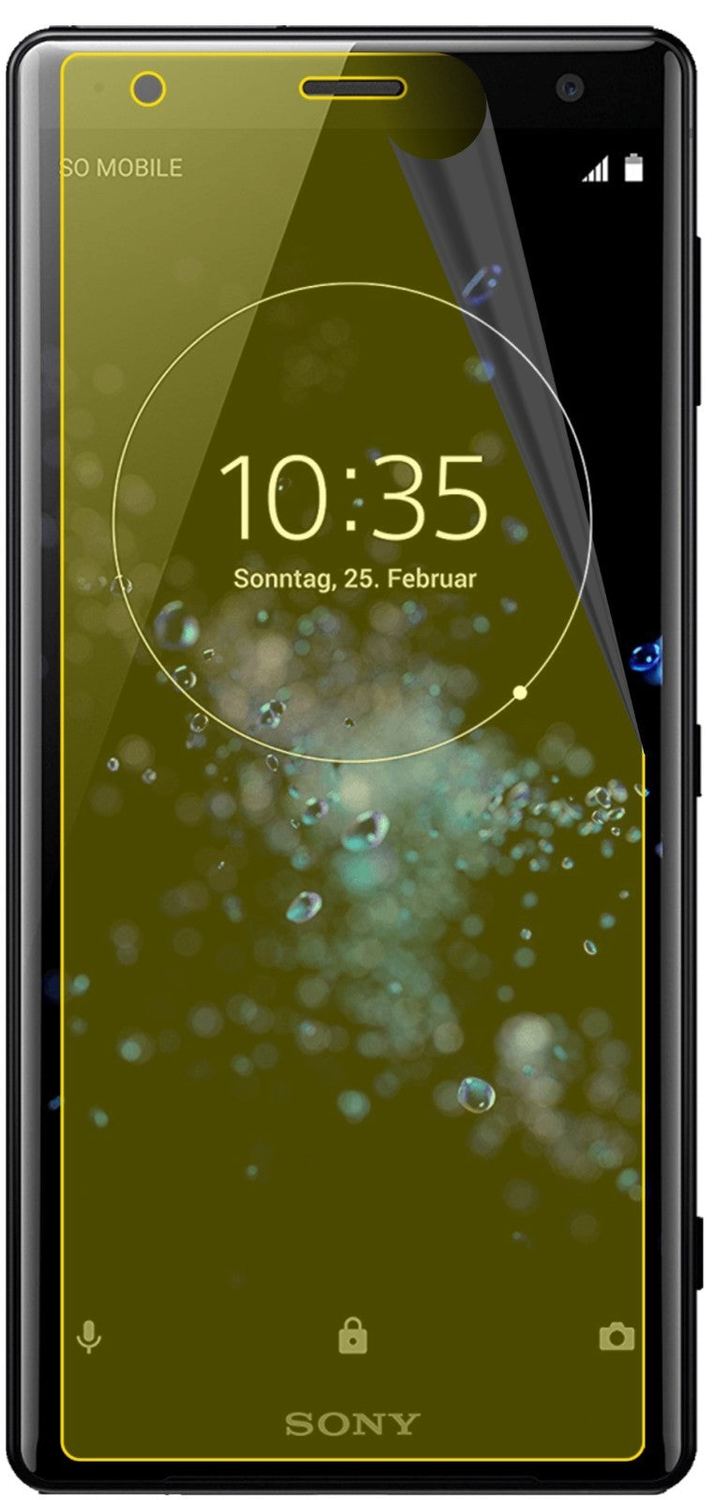 3x 3D Full Cover Schutzfolie für Sony Xperia XZ2