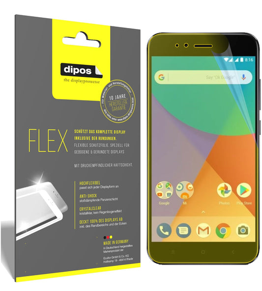 3x 3D Full Cover Schutzfolie für Xiaomi Mi A1