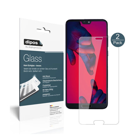 2x 9H Schutzfolie für Huawei P20 Pro Panzerfolie (1x Vorderseite + 1x Rückseite)
