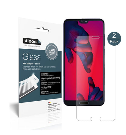 2x 9H Schutzfolie matt für Huawei P20 Pro Panzerfolie (1x Vorderseite + 1x Rückseite)