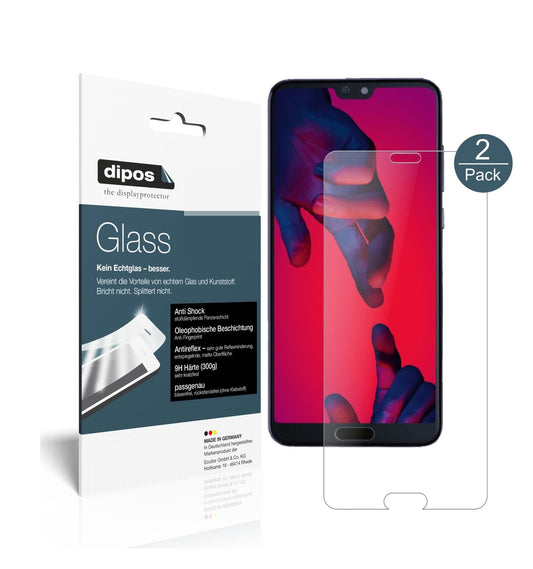 2x 9H Schutzfolie matt für Huawei P20 Pro Panzerfolie (1x Vorderseite + 1x Rückseite)