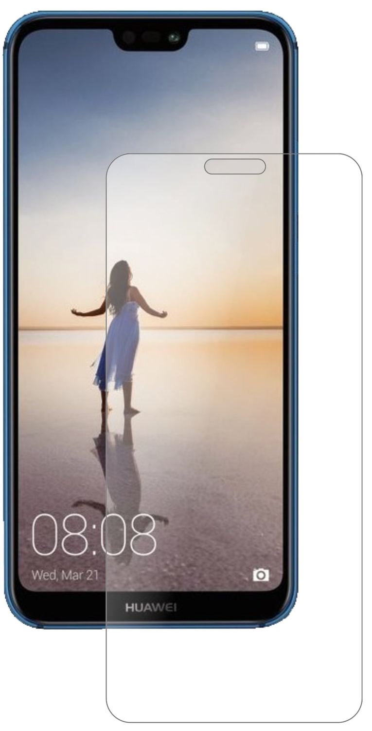 2x 9H Schutzfolie matt für Huawei P20 Lite Panzerfolie (1x Vorderseite + 1x Rückseite)