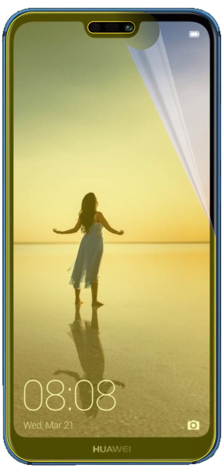 3x 3D Full Cover Schutzfolie für Huawei P20 Lite