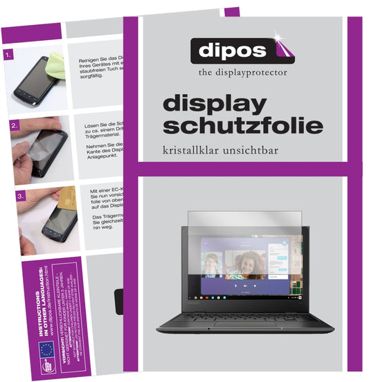 2x Schutzfolie klar für Lenovo 100e Chromebook Display-Schutzfolie