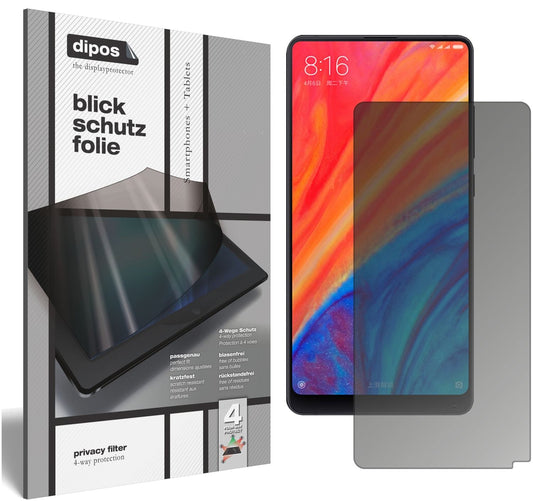Blickschutzfolie für Xiaomi Mi Mix 2S matt Schutzfolie Privacy
