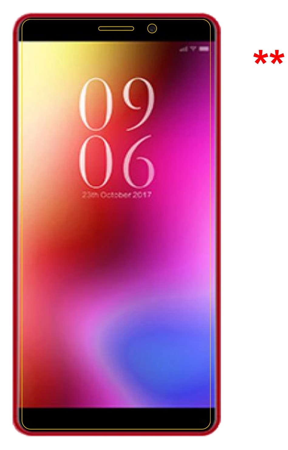 Privatsphäre-Schutz durch Sichtschutz-Folie passend zugeschnitten für Elephone A3