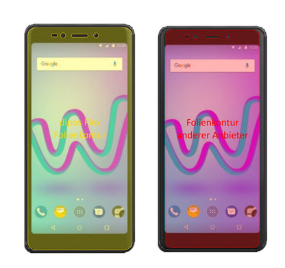 3x 3D Full Cover Schutzfolie für Wiko Jerry 3