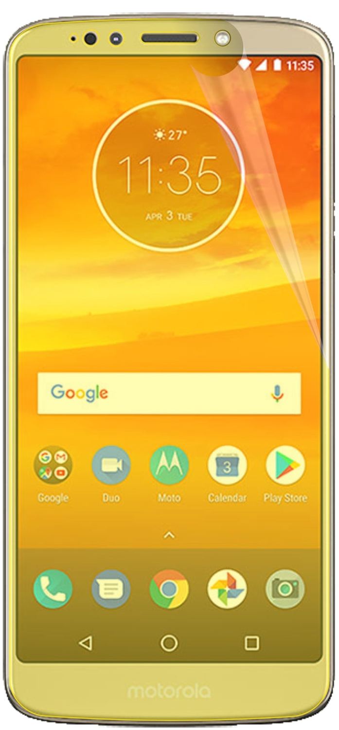 3x 3D Full Cover Schutzfolie für Motorola Moto E5 Plus